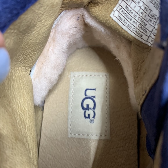 UGG Blue Fringe Ankle Boots - Picture 9 of 13